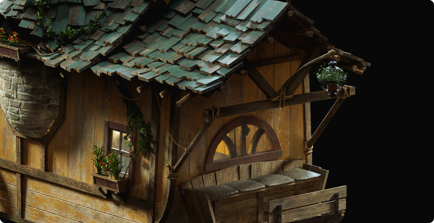 Apothecary Wagon 3D Model - Image 9
