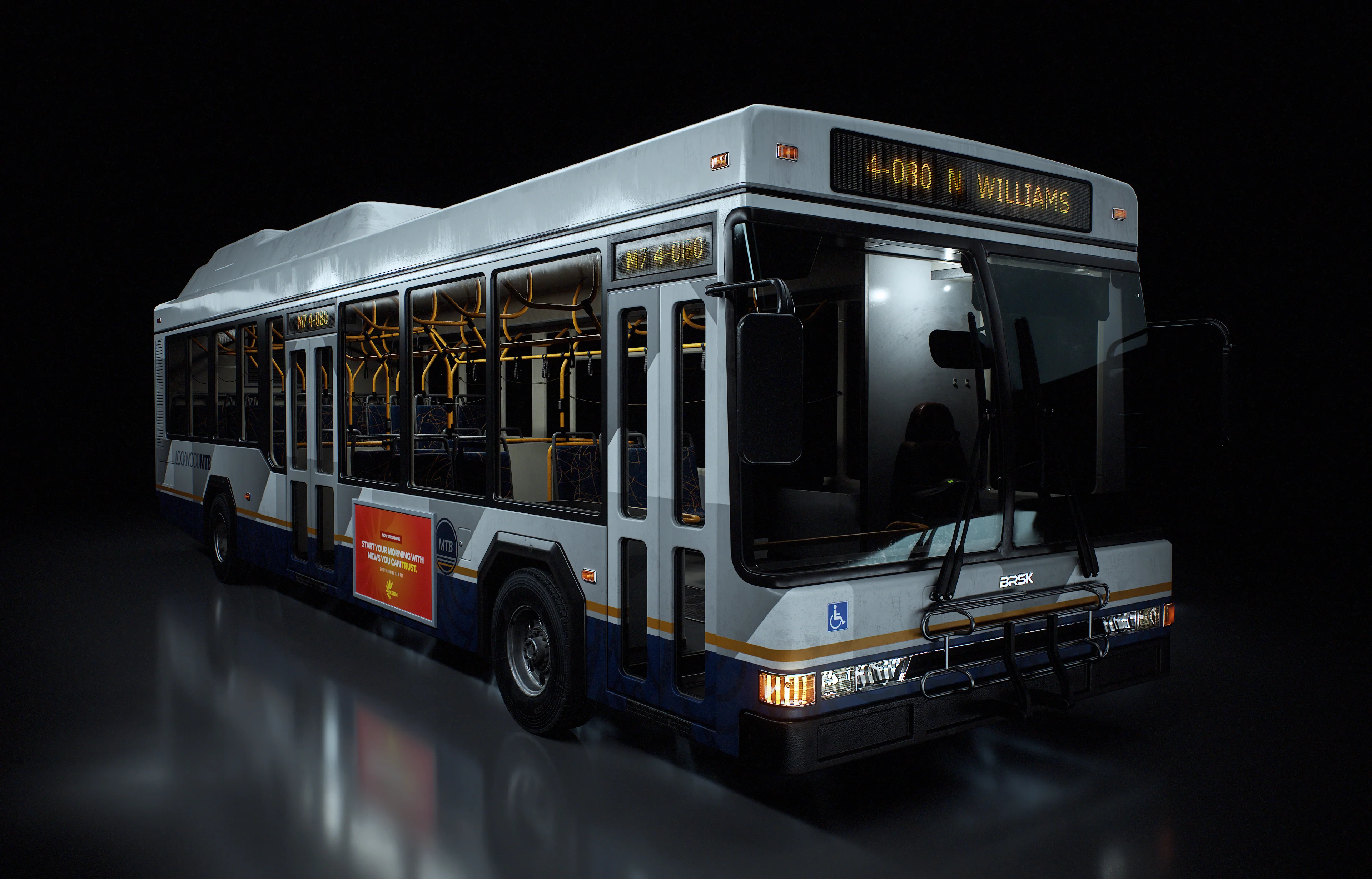 City Bus 3D Model - Image 3