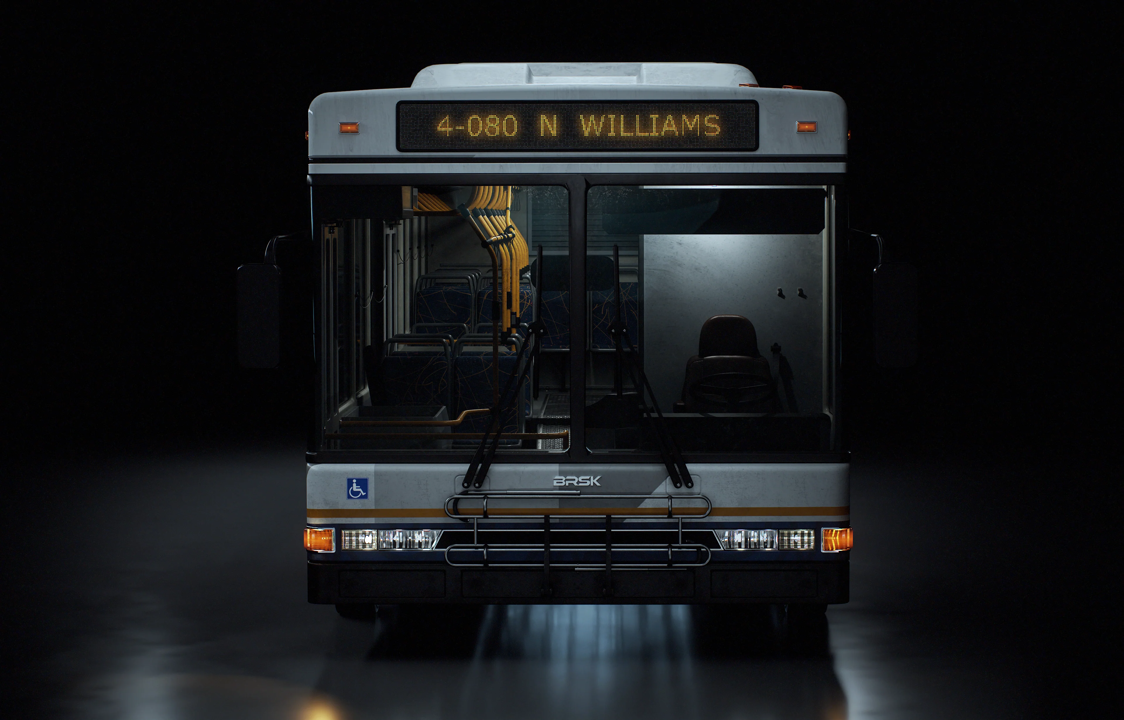City Bus 3D Model - Image 4