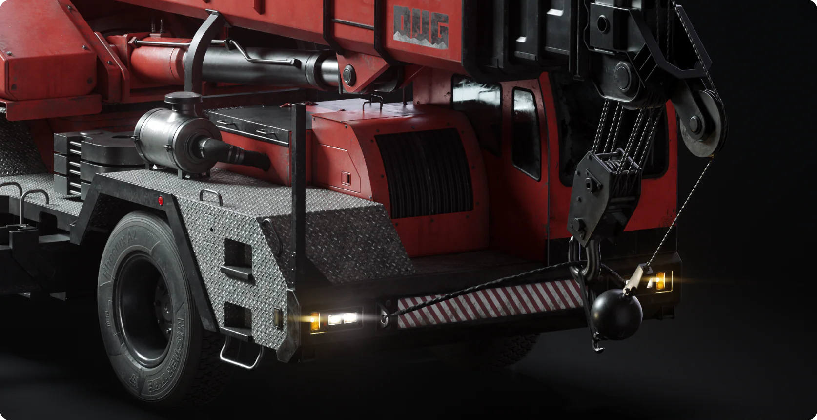 Crane 3D Model - Image 8