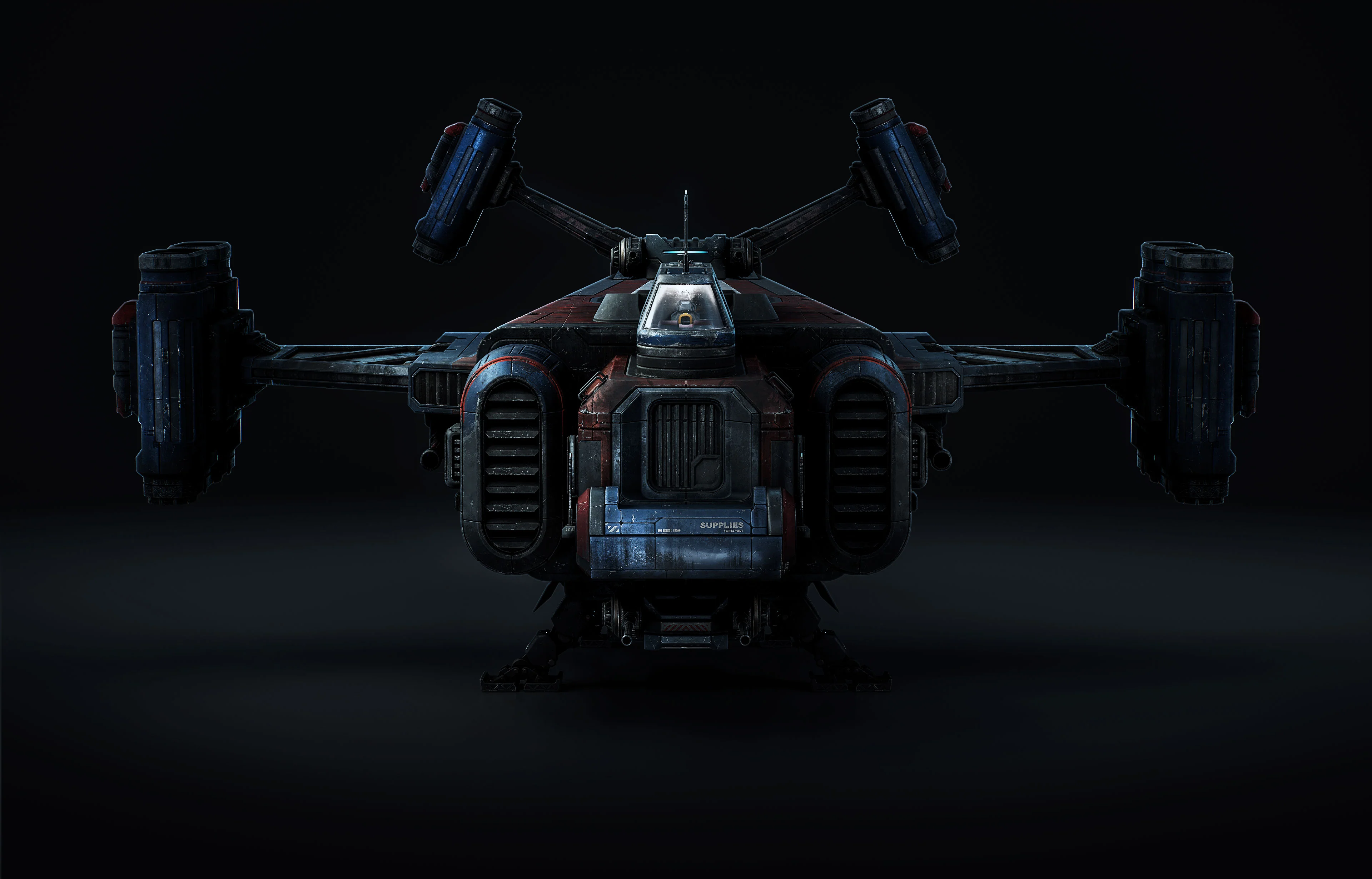 Dropship 3D Model - Image 6