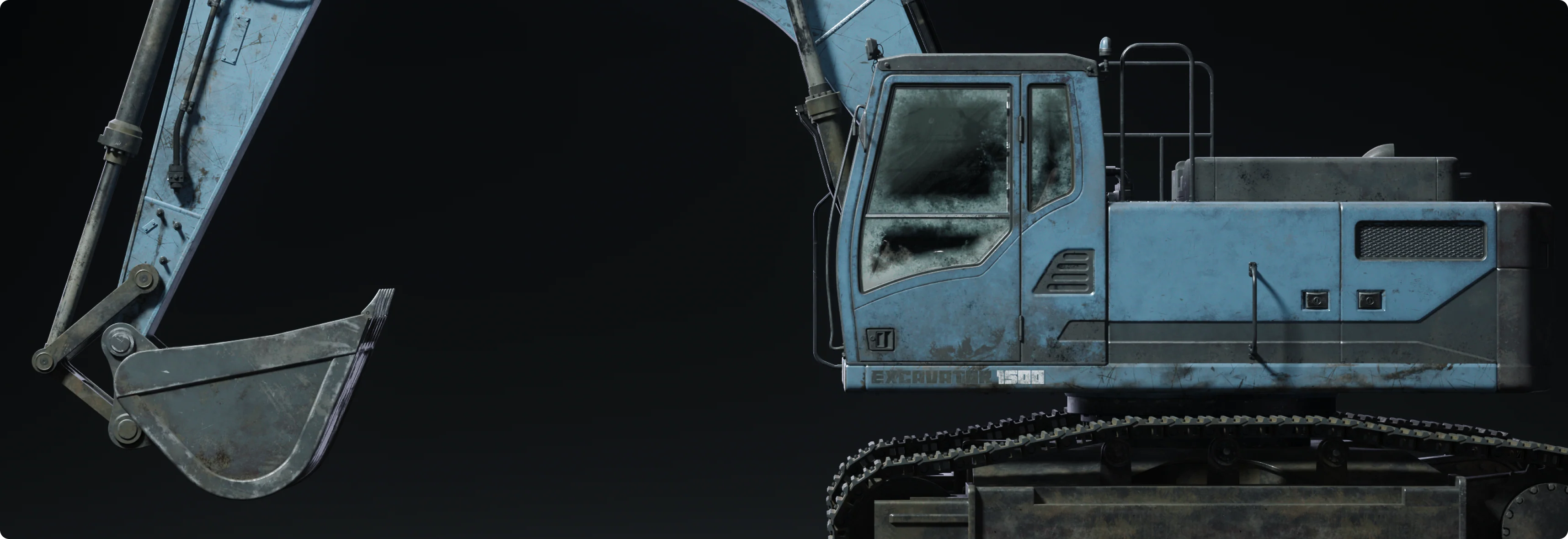 Excavator 3D Model - Image 6