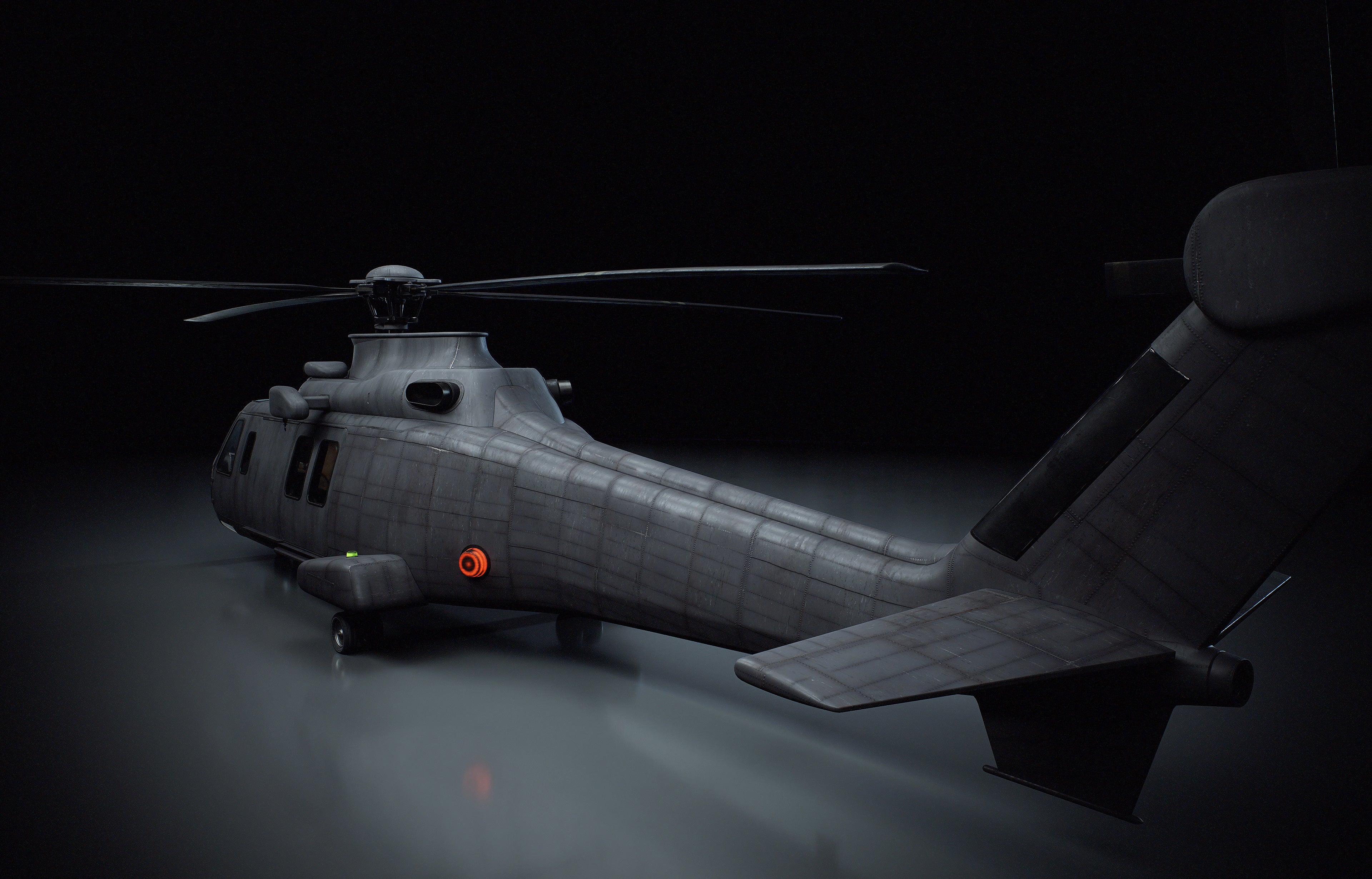 Military Transport Helicopter 3D Model - Image 5