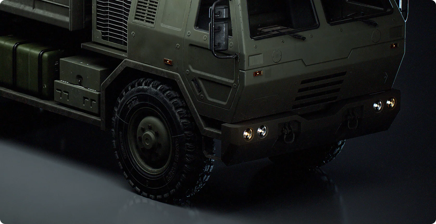 Military Transport Truck 3D Model - Image 9