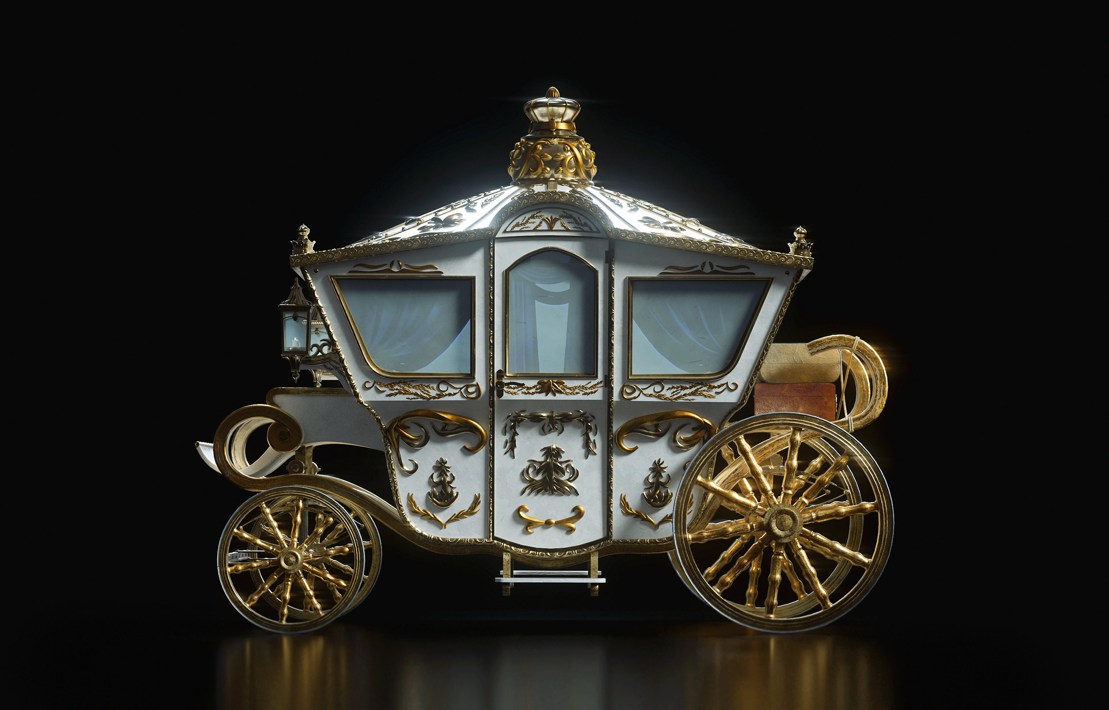 Royal Carriage 3D Model - Image 4