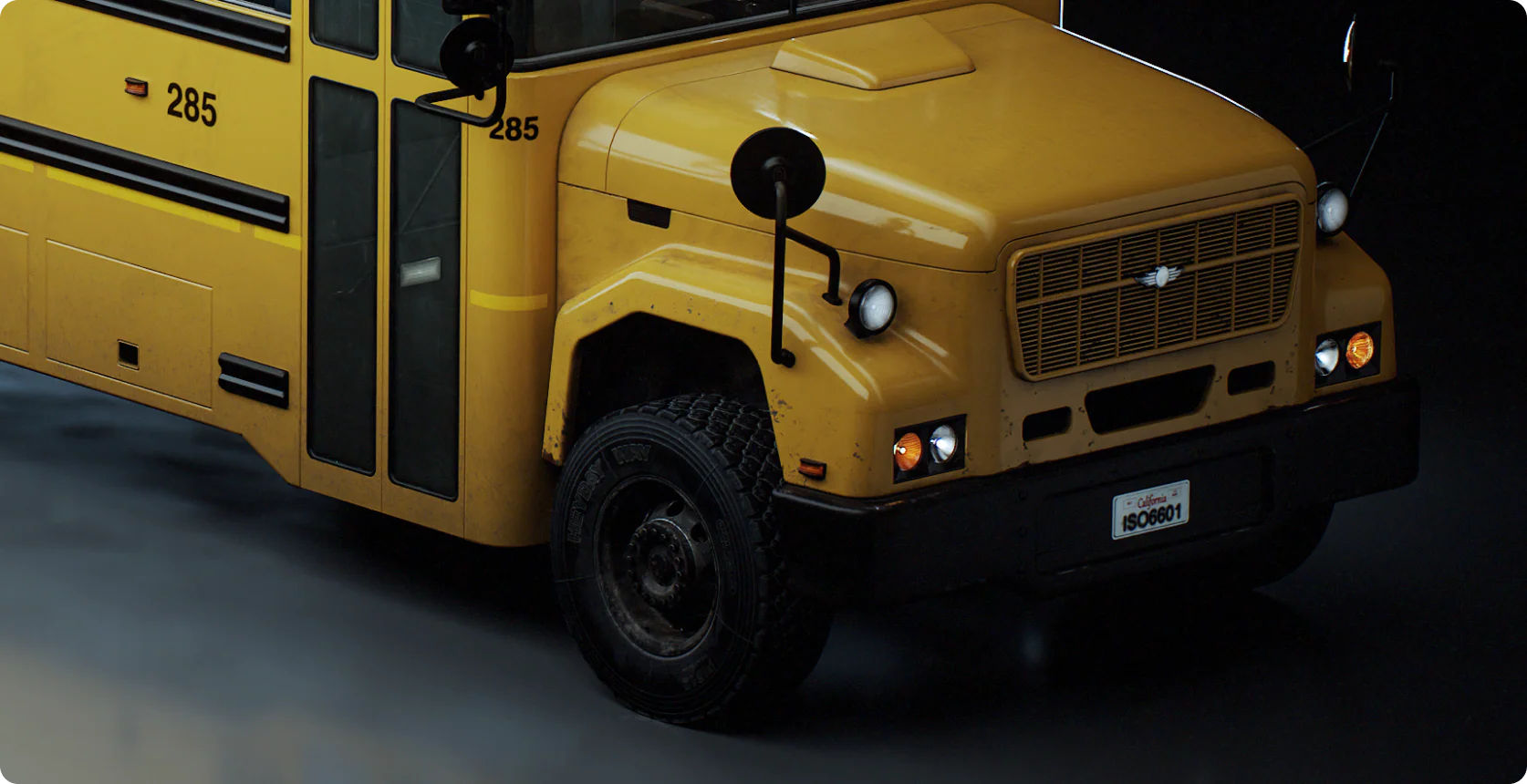 School Bus 3D Model - Image 9
