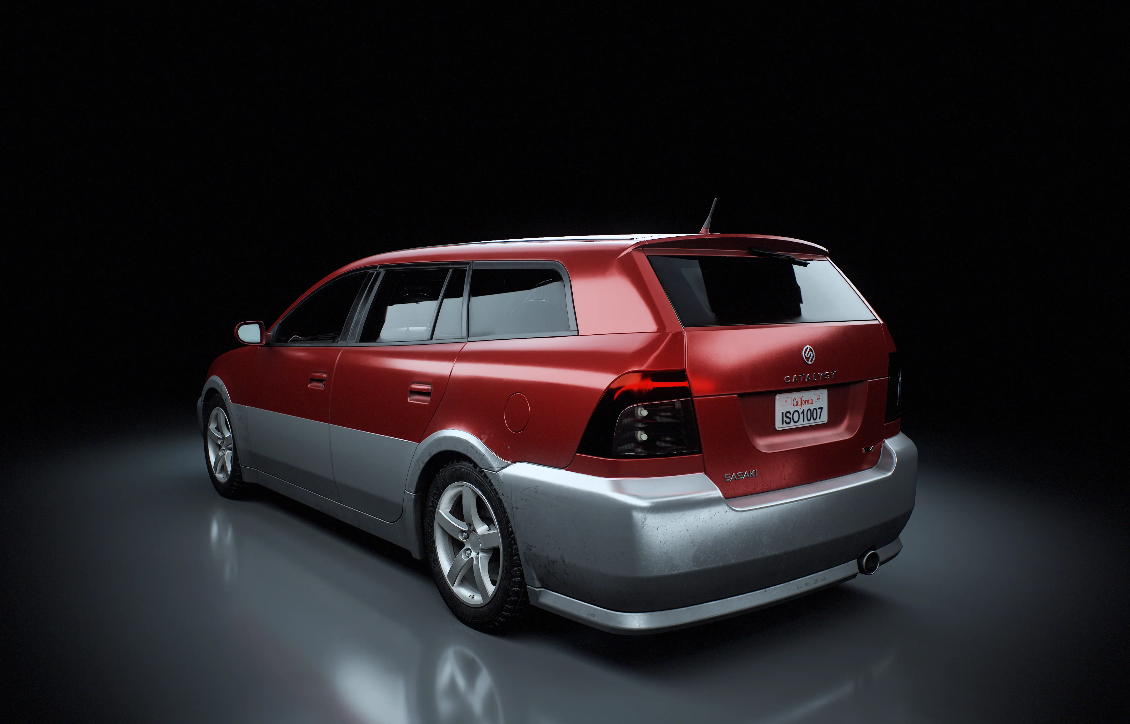 Station Wagon 3D Model - Image 5