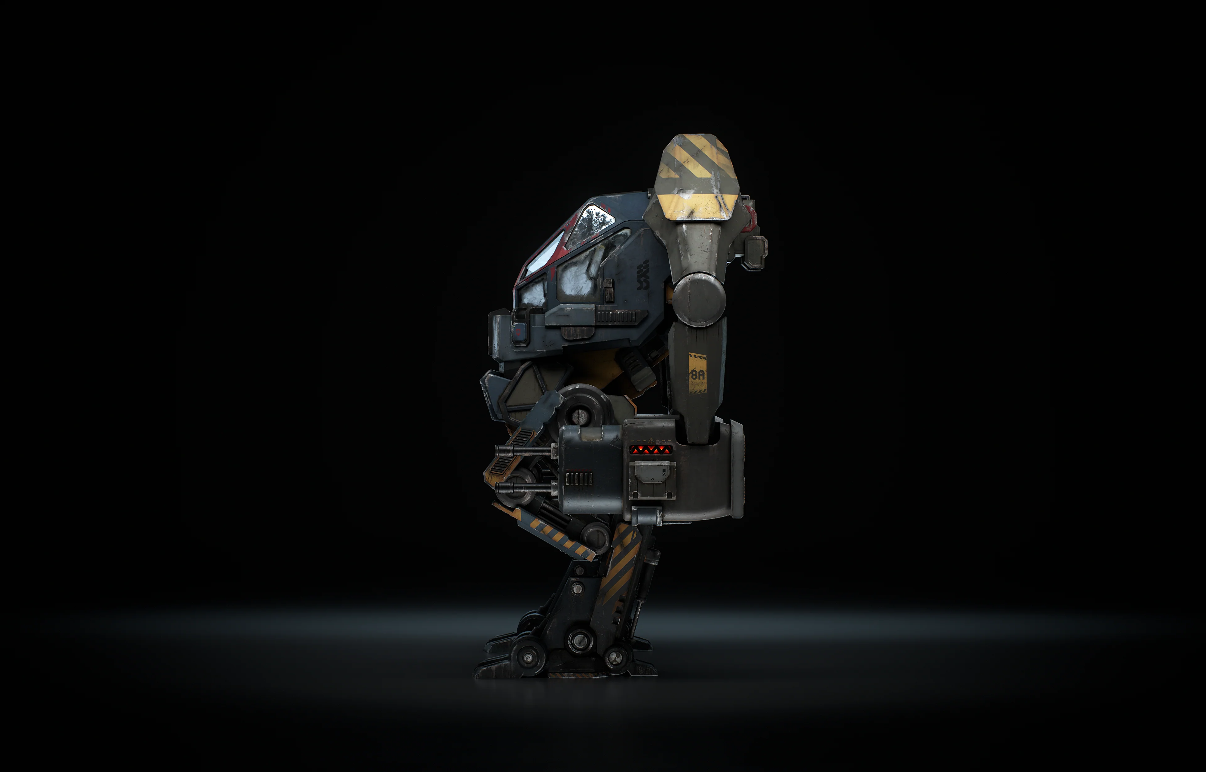 Trooper Mech 3D Model - Image 3