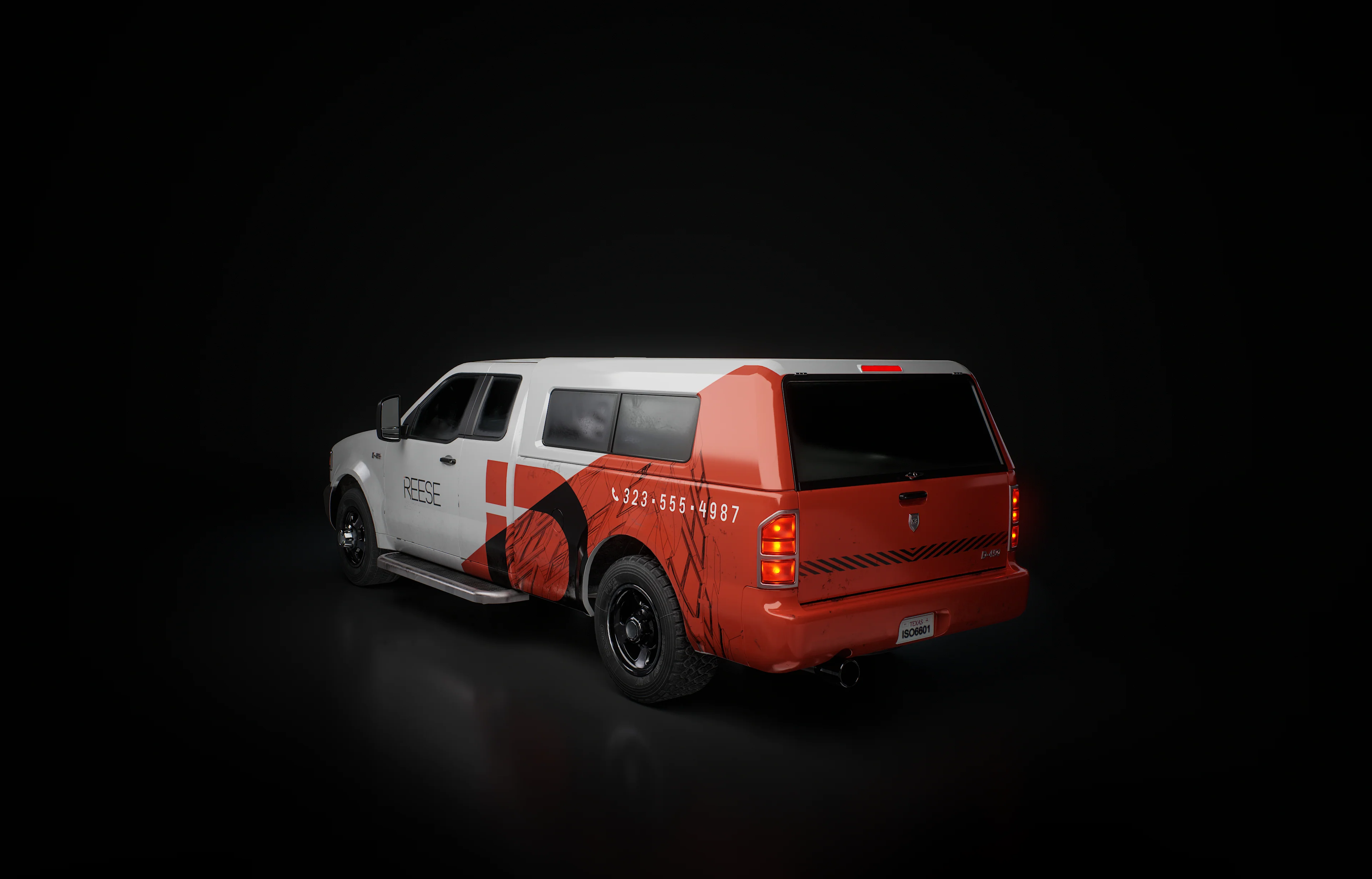 Work Truck 3D Model - Image 6